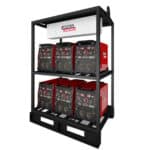 Lincoln Flextec 350X Construction (Tweco) 6-Pack Rack Part#K4277-2