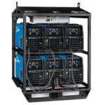 Miller XMT 350 FieldPro Polarity Reversing (Tweco) 6-Pack Rack Part#907741