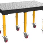 BUILDPRO MAX Welding Table 5' x 3' (Standard) w/Adjustable Legs & Casters Part#TMRC56036F