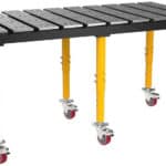 BUILDPRO MAX Slotted Welding Table 6.5' x 3' (Standard) w/Adjustable Legs & Casters Part#TMRC57838
